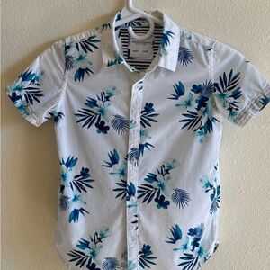 Denim & Flower floral / Hawaiian shirt by Ricky Singh. Boy size 8